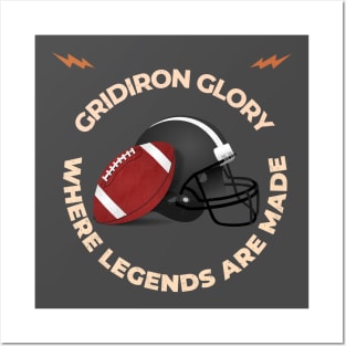 Gridiron Glory Posters and Art